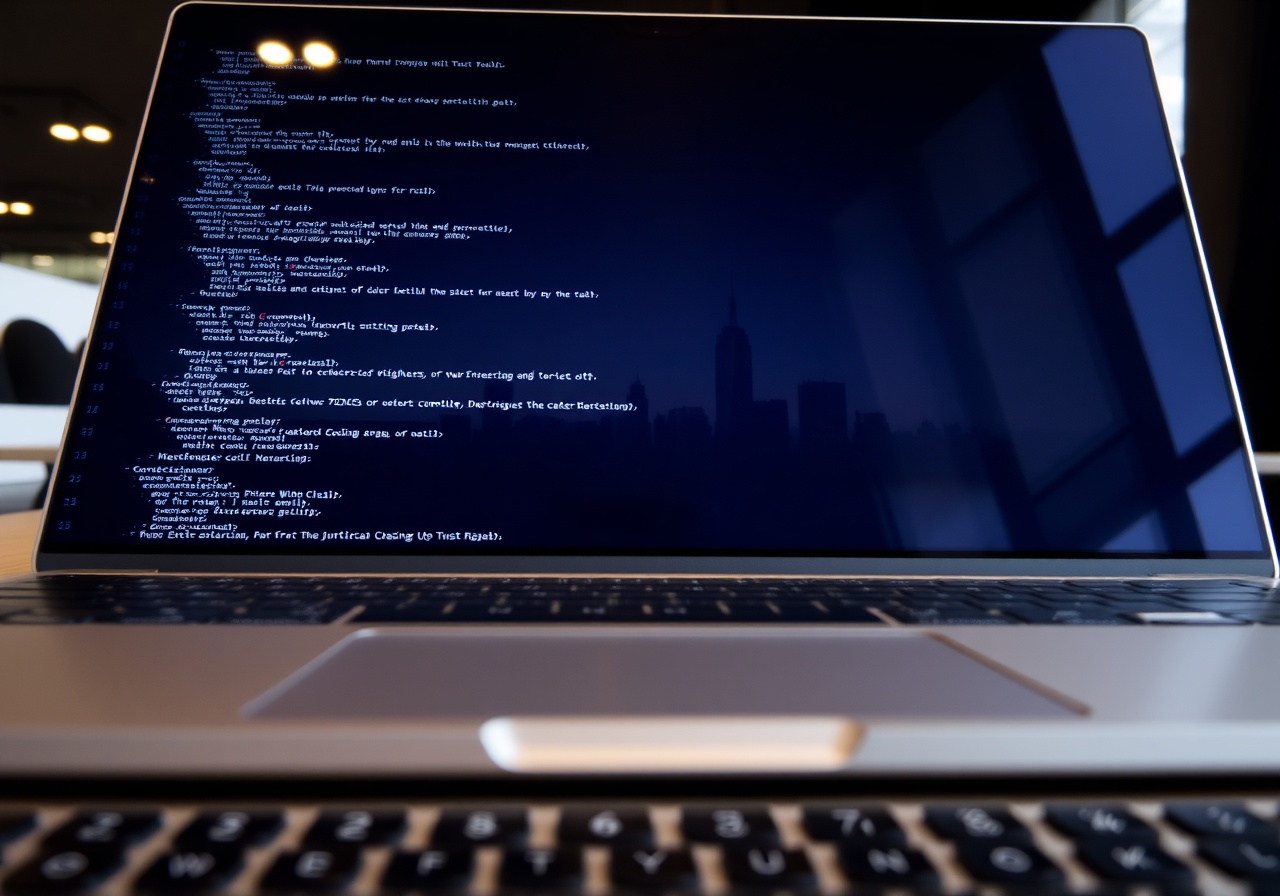 Abstrakte Darstellung digitaler Vernetzung